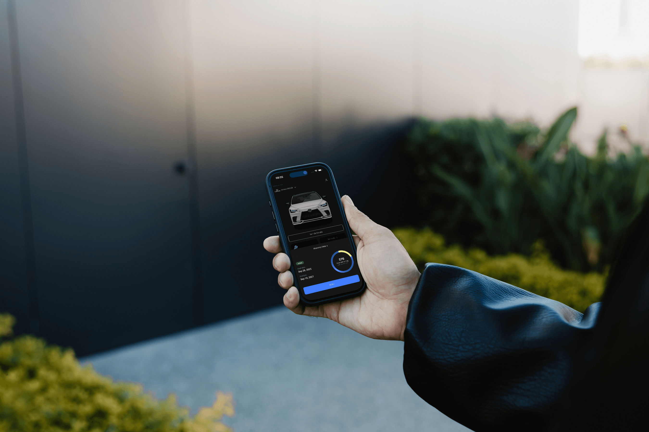 MyAutoCare+ vehicle linking feature screen